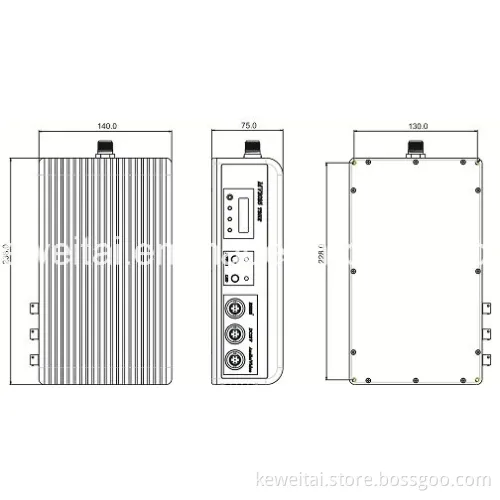 Cofdm Body-Worn 2W Video Transmitter